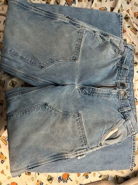 Carhartt Double knee Light Blue Relaxed Fit Work Jeans